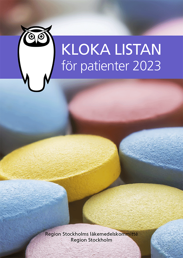 Bild på patientversionen av Kloka listan 2020.